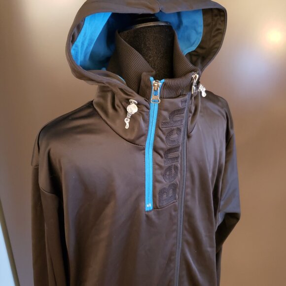 Bench Full-Zip Coat w/Hood XXL Ultra Blue & Black - Picture 4 of 7